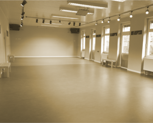 Bild der Multifunktionshalle im Kinder- und Jugendzentrum Zollstock